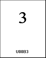 U00B3