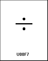 U00F7
