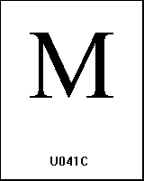 U041C