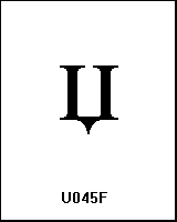 U045F