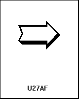 U27AF