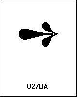U27BA
