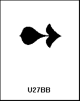 U27BB