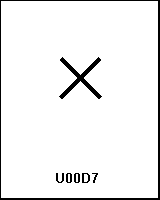 U00D7