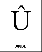 U00DB