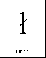 U0142