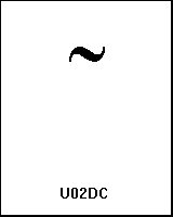 U02DC