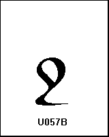 U057B